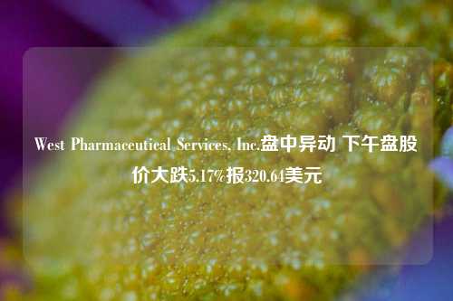 West Pharmaceutical Services, Inc.盘中异动 下午盘股价大跌5.17%报320.64美元