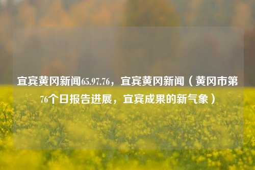 宜宾黄冈新闻65.97.76，宜宾黄冈新闻（黄冈市第76个日报告进展，宜宾成果的新气象）