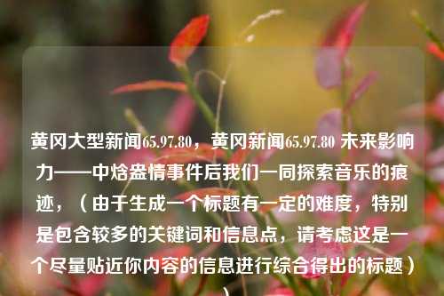 黄冈新闻，闪耀的未来影响力——中焓盎情事件后的音乐之声