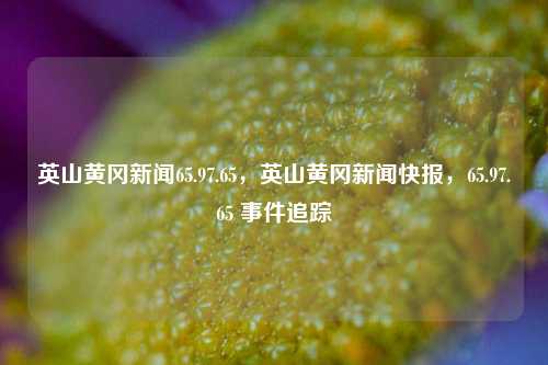 英山黄冈新闻，数字下的变迁