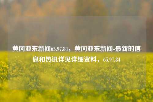 黄冈亚东新闻65.97.84，黄冈亚东新闻-最新的信息和热讯详见详细资料，65.97.84