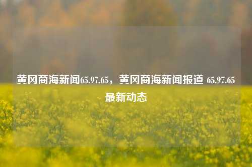 黄冈商海新闻65.97.65，黄冈商海新闻报道 65.97.65最新动态