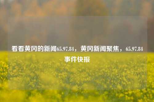 看看黄冈的新闻65.97.84，黄冈新闻聚焦，65.97.84事件快报