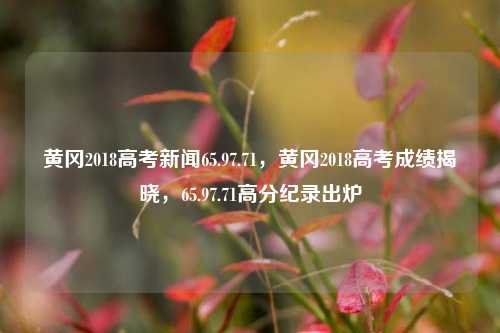 黄冈2018高考新闻65.97.71，黄冈2018高考成绩揭晓，65.97.71高分纪录出炉