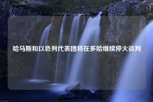 哈马斯和以色列代表团将在多哈继续停火谈判